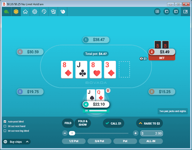 Bovada poker app